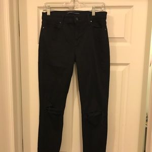 Jbrand for Selfridges ripped skinny jeans 29